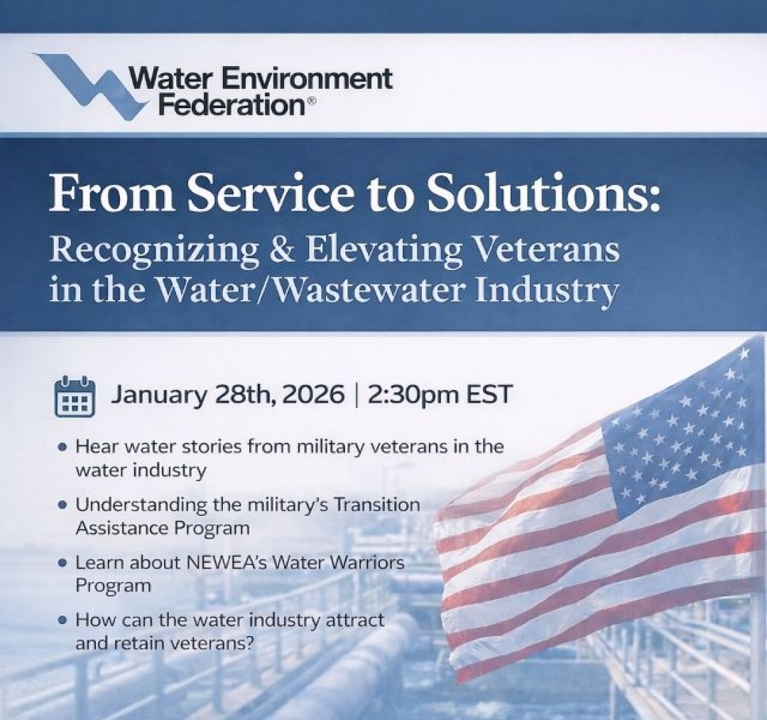 Recognizing and Elevating Veterans in the Water-Wastewater Industry